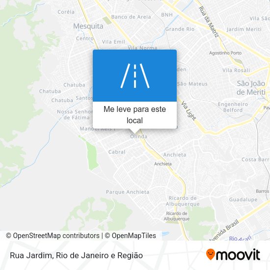 Rua Jardim mapa