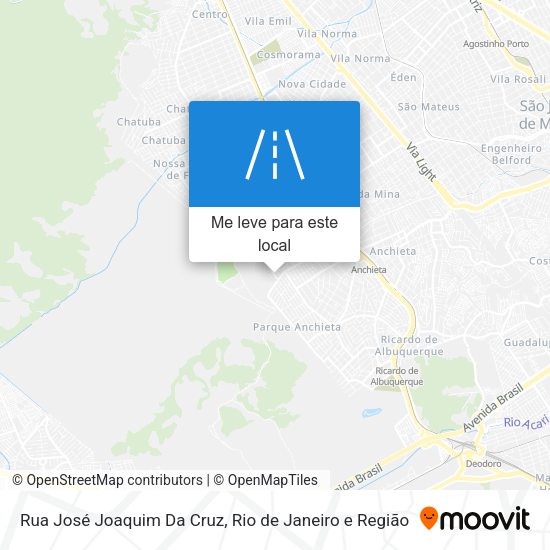 Rua José Joaquim Da Cruz mapa