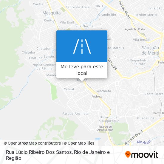 Rua Lúcio Ribeiro Dos Santos mapa