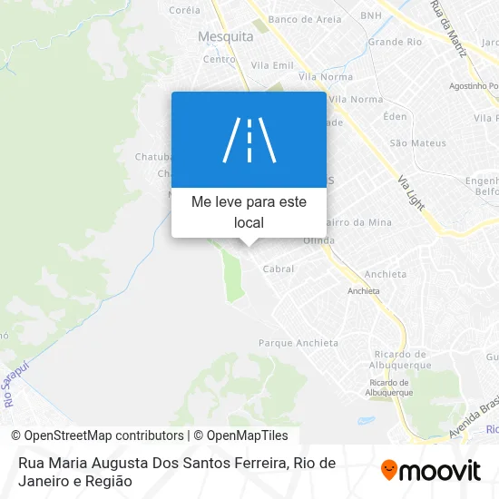 Rua Maria Augusta Dos Santos Ferreira mapa