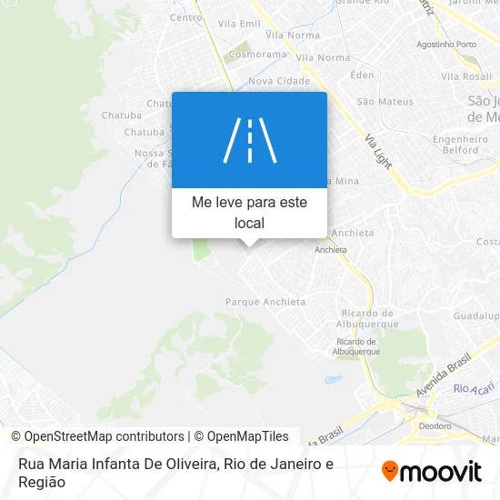 Rua Maria Infanta De Oliveira mapa