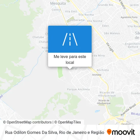 Rua Odilon Gomes Da Silva mapa