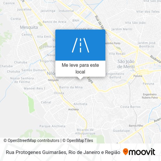 Rua Protogenes Guimarães mapa