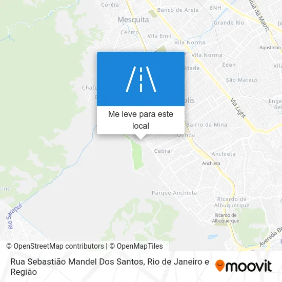 Rua Sebastião Mandel Dos Santos mapa