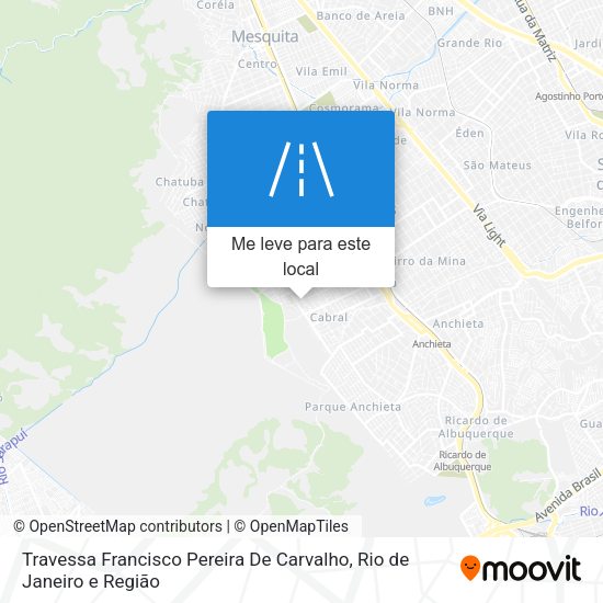 Travessa Francisco Pereira De Carvalho mapa
