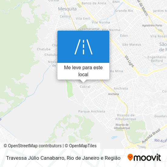 Travessa Júlio Canabarro mapa