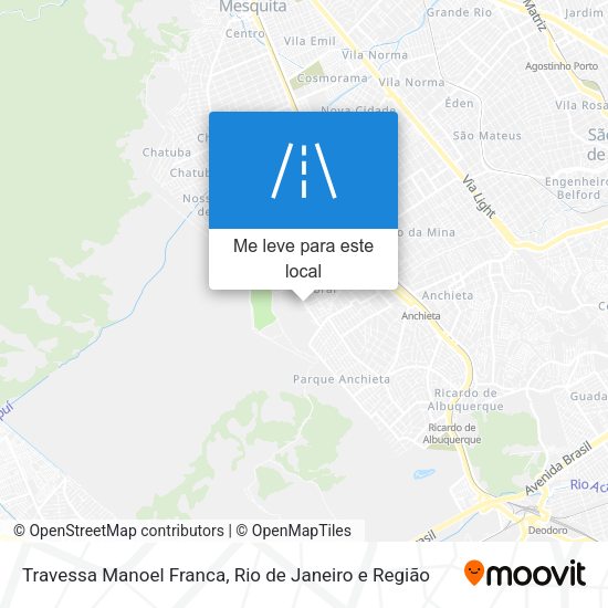Travessa Manoel Franca mapa