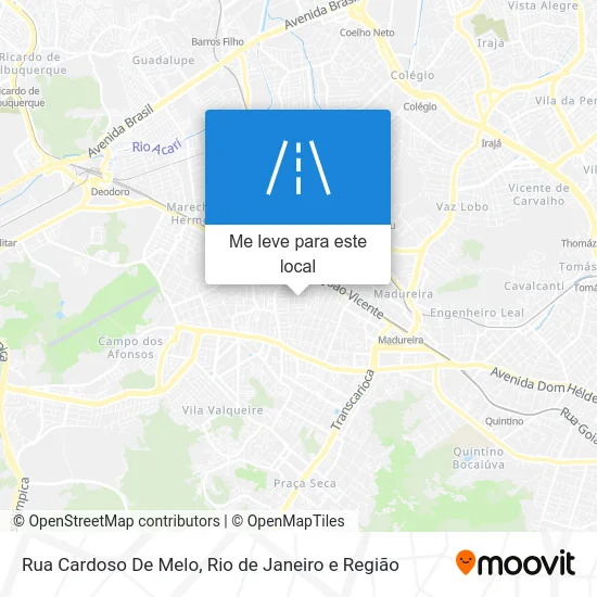 Rua Cardoso De Melo mapa