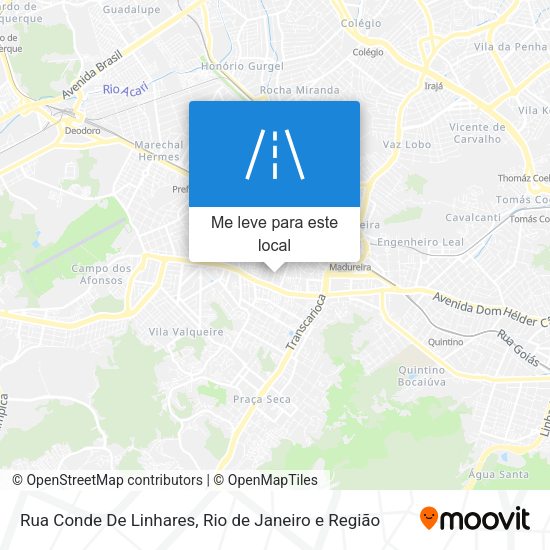 Rua Conde De Linhares mapa