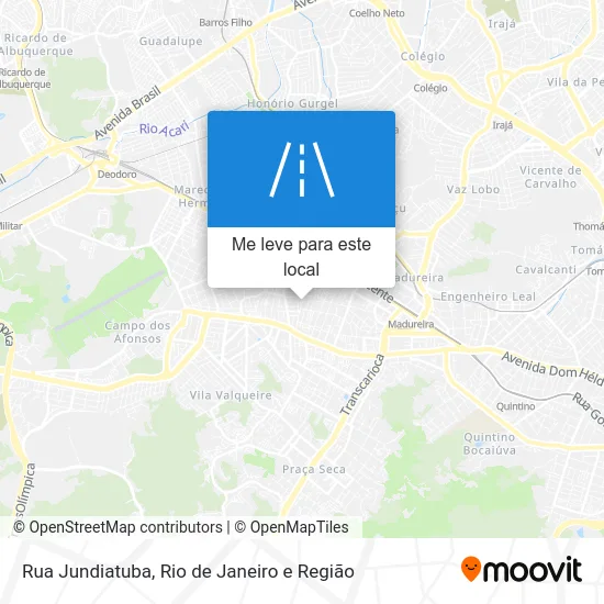 Rua Jundiatuba mapa