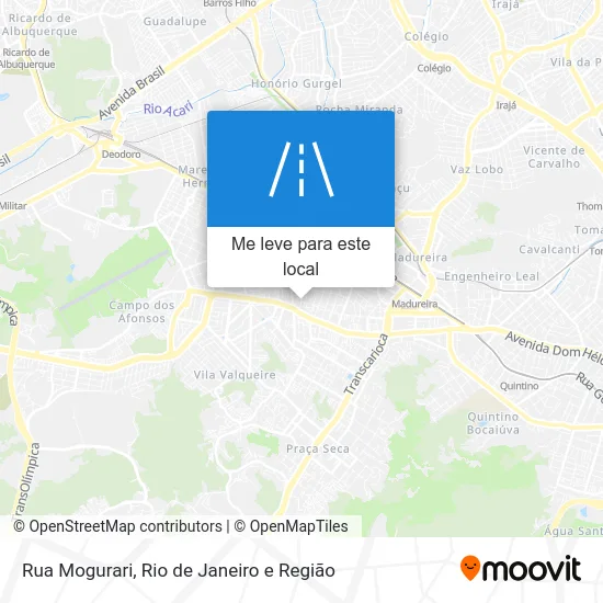 Rua Mogurari mapa