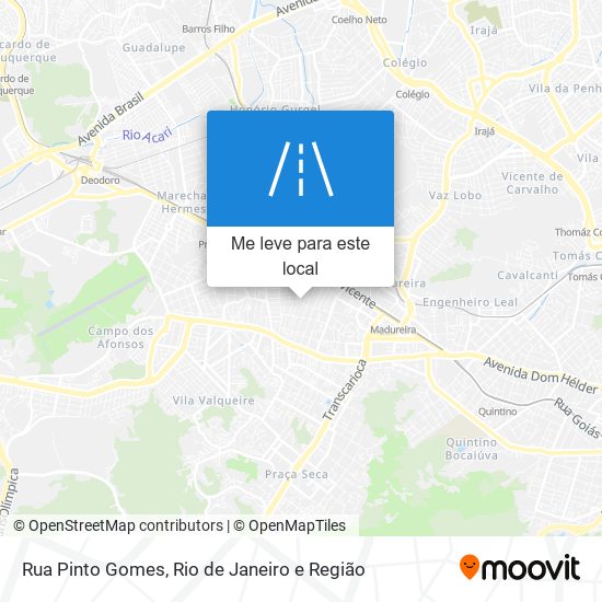 Rua Pinto Gomes mapa