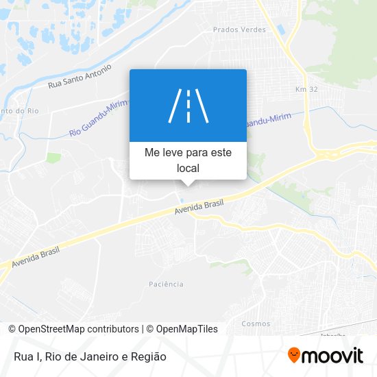 Rua I mapa