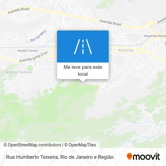 Rua Humberto Teixeira mapa