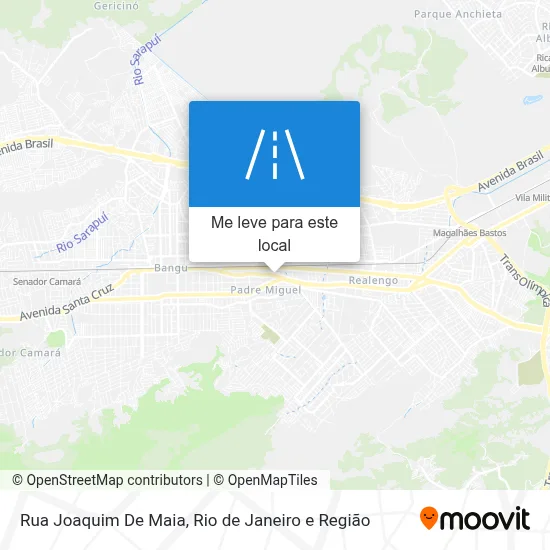 Rua Joaquim De Maia mapa
