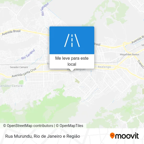 Rua Murundu mapa