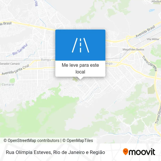Rua Olímpia Esteves mapa