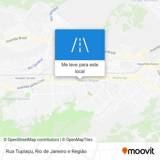 Rua Tupiaçu mapa