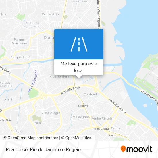 Rua Cinco mapa