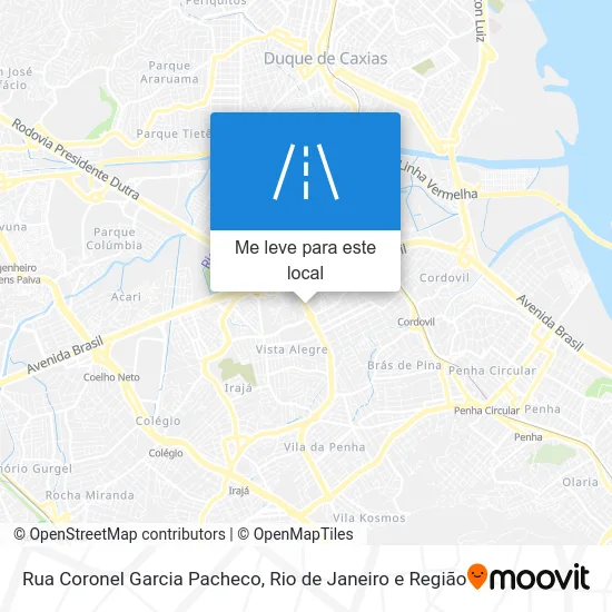Rua Coronel Garcia Pacheco mapa