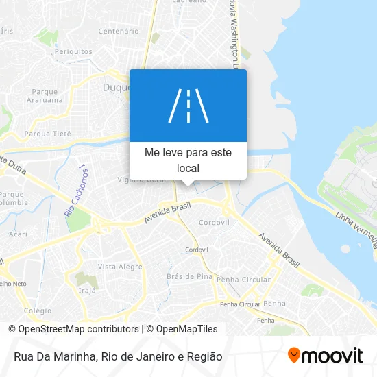 Rua Da Marinha mapa