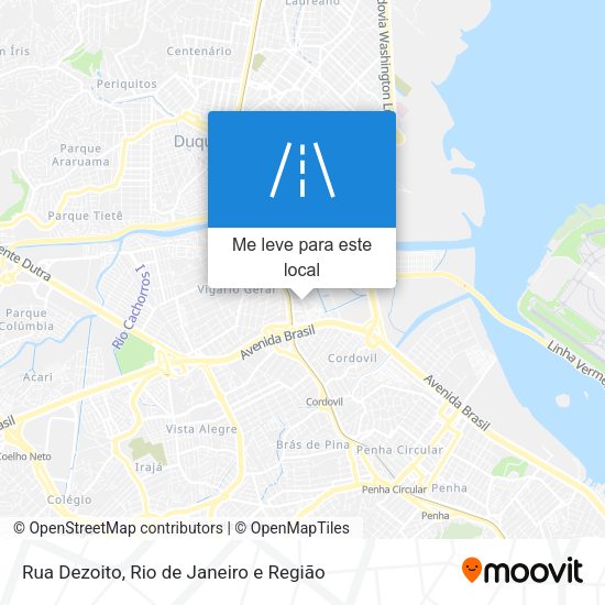 Rua Dezoito mapa