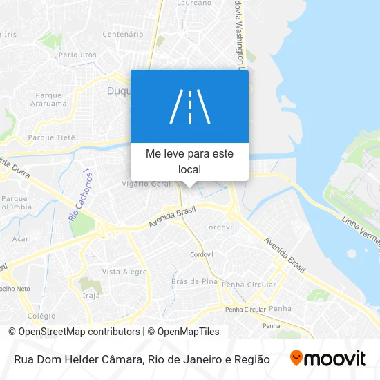 Rua Dom Helder Câmara mapa