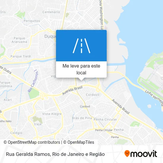 Rua Geralda Ramos mapa