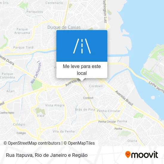 Rua Itapuva mapa