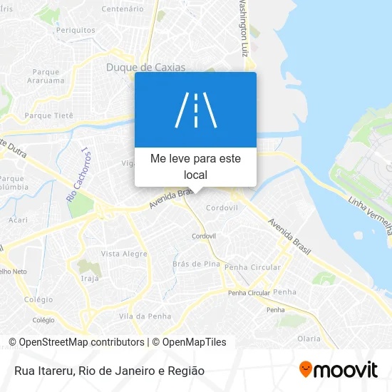 Rua Itareru mapa