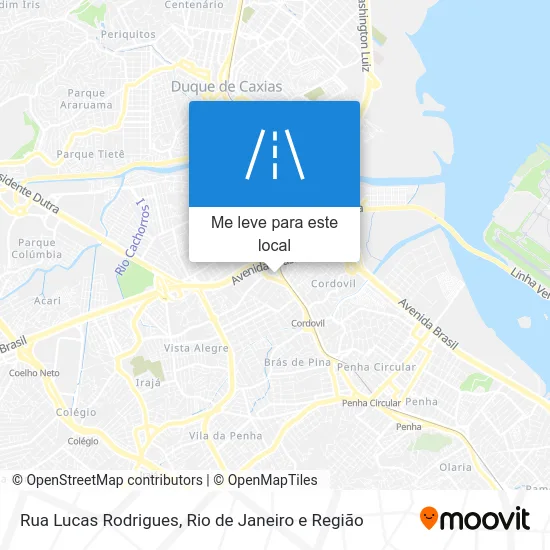 Rua Lucas Rodrigues mapa