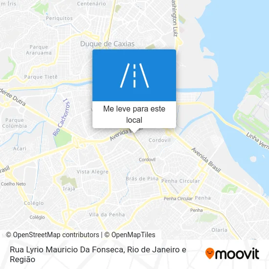 Rua Lyrio Mauricio Da Fonseca mapa