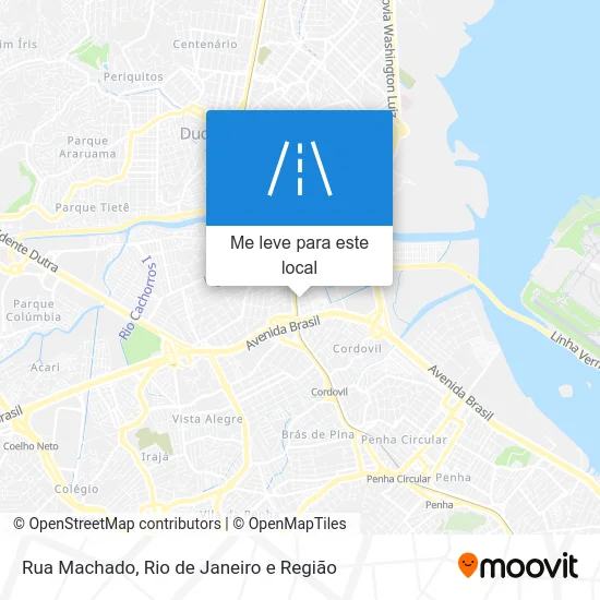 Rua Machado mapa