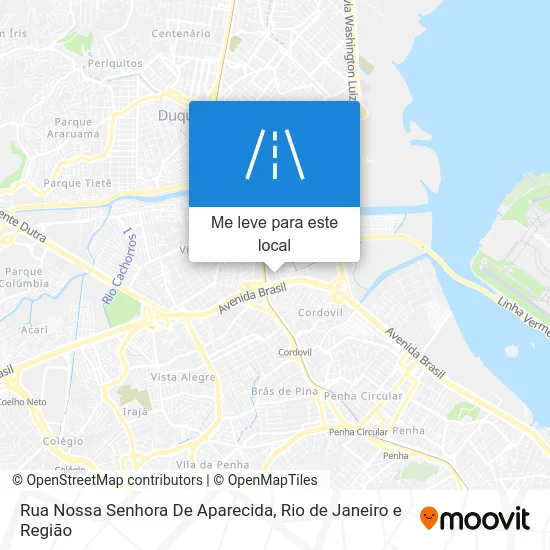 Rua Nossa Senhora De Aparecida mapa