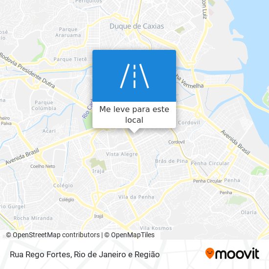 Rua Rego Fortes mapa