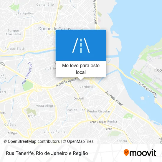 Rua Tenerife mapa