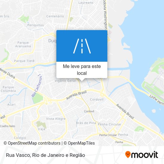 Rua Vasco mapa