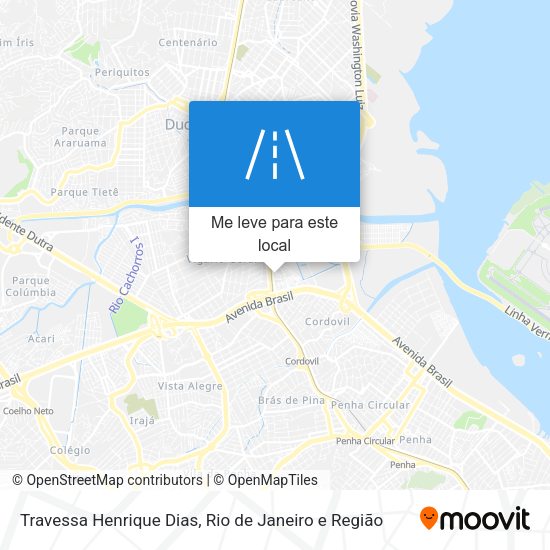 Travessa Henrique Dias mapa