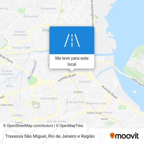 Travessa São Miguel mapa