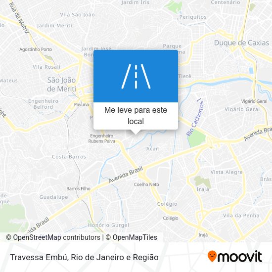 Travessa Embú mapa