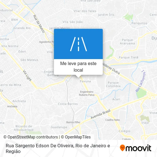 Rua Sargento Edson De Oliveira mapa