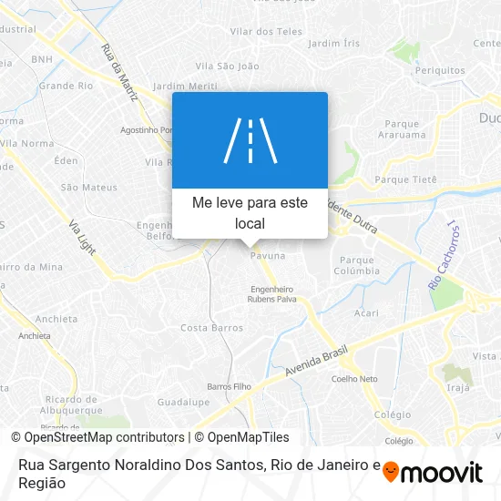 Rua Sargento Noraldino Dos Santos mapa