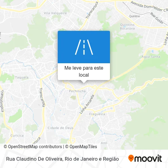Rua Claudino De Oliveira mapa
