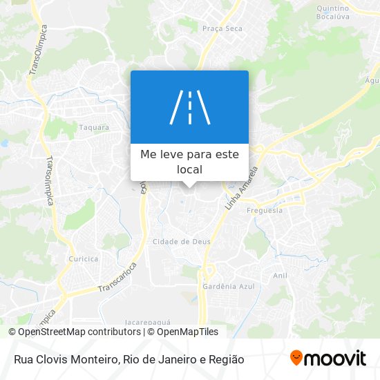 Rua Clovis Monteiro mapa