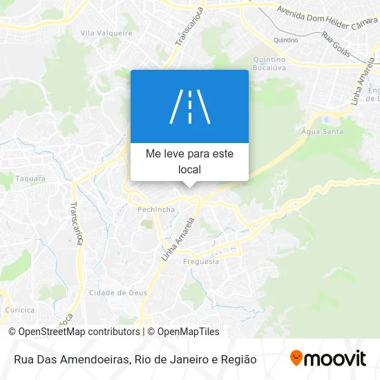 Rua Das Amendoeiras mapa