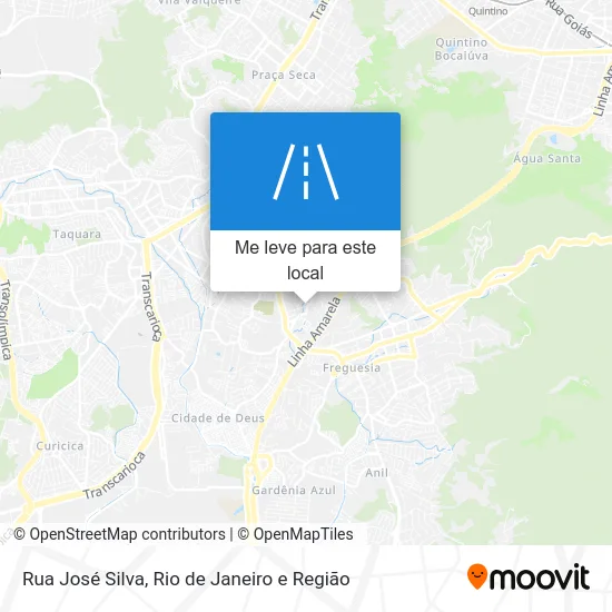 Rua José Silva mapa