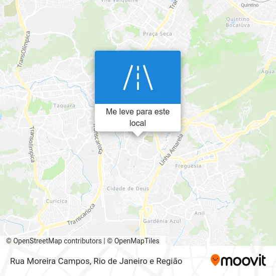 Rua Moreira Campos mapa