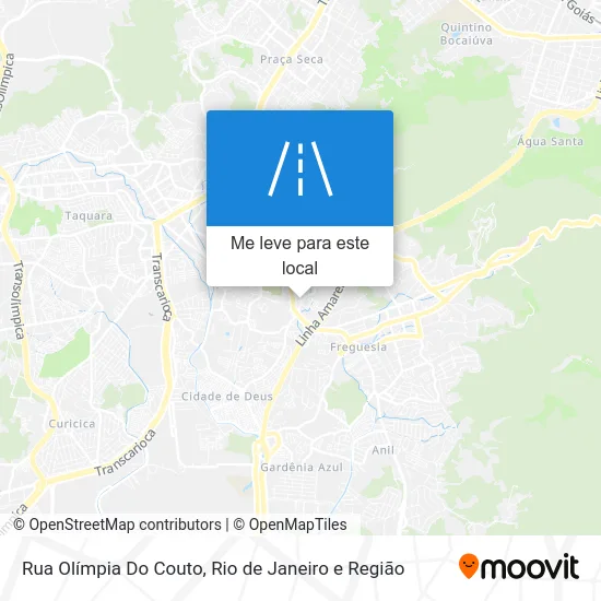 Rua Olímpia Do Couto mapa