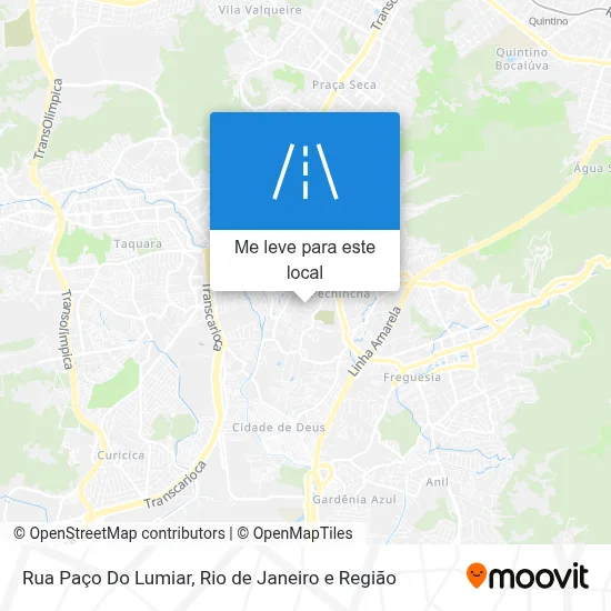 Rua Paço Do Lumiar mapa