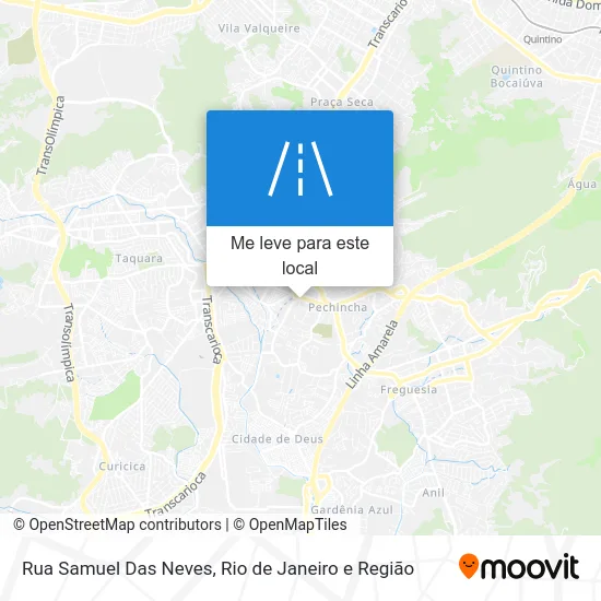 Rua Samuel Das Neves mapa